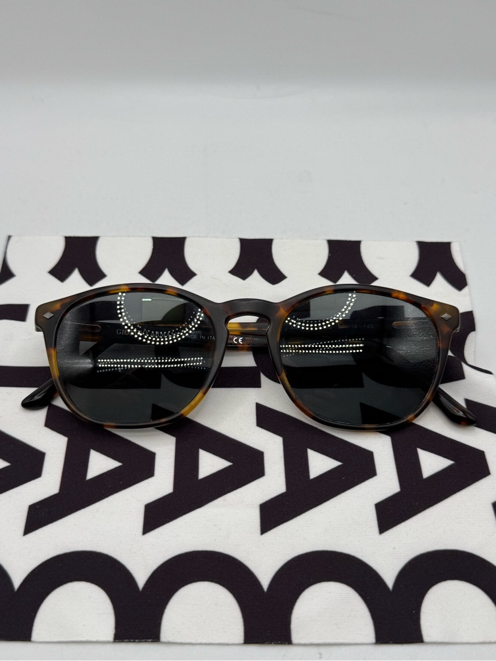 Giorgio Armani EYEGLASSES AR 7074 5492 STRIPED BROWN RX AUTHENTIC
